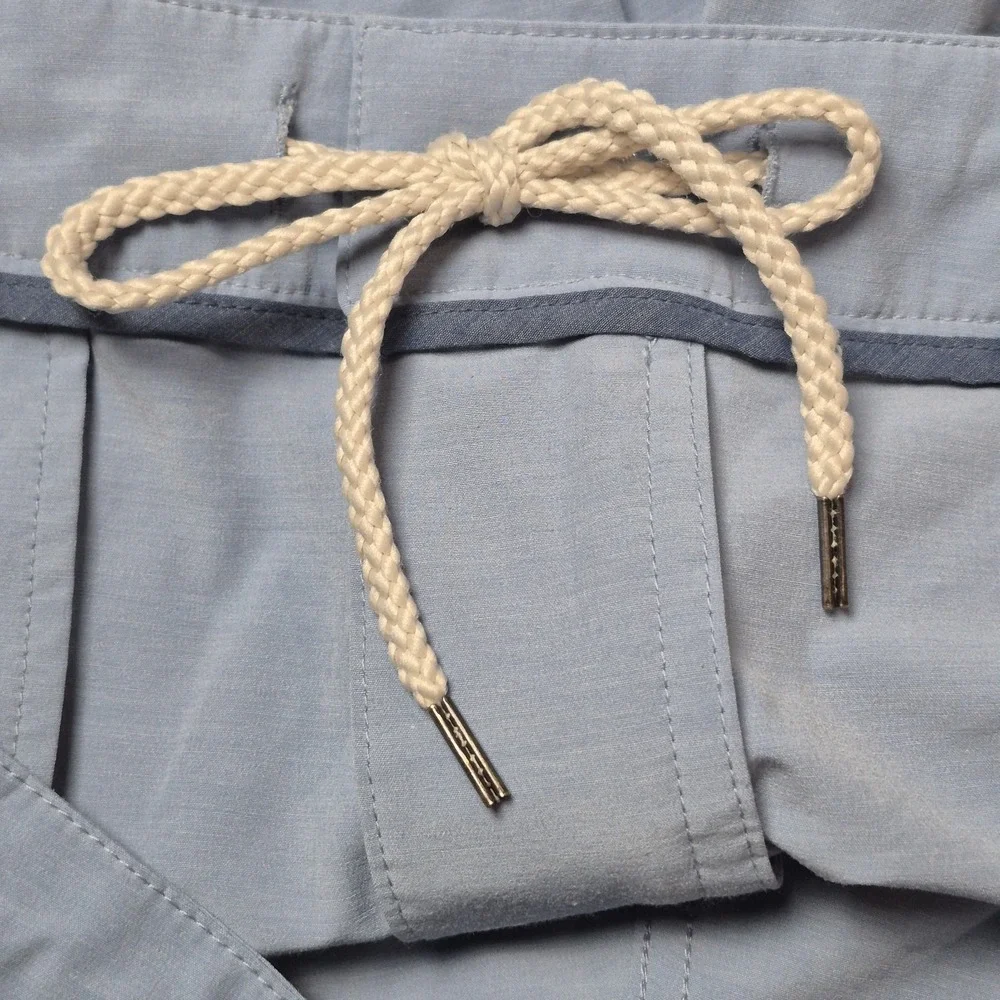 Faherty Men's 36 Belt Loop All Day Shorts Blue Stretch 8.5